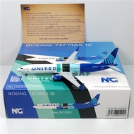 Genuine Ready Stock - NG Models 90002 90003 1: 400 United Airlines B737 MAX10 N27602