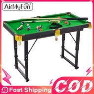 120CM Billiard Table For Kids 4-18 Years Old Adjustable Metal Leg Billiard Table Set Snooker Table