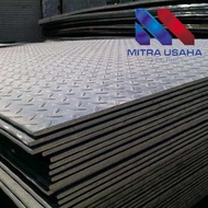 NEW Plat Bordes 2.3 mm 1200 x 2400 mm Kembang Checkered Plate Besi