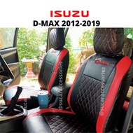 Isuzu D-max All New หุ้มเบาะหนัง ดีแม็ก ออนิวส์ ปี 2012-2019 รุ่น 4 ประตู ลาย 5D ตัดตรงรุ่น หุ้มเต็มคัน สวย แนบ กระชับ เบาะDmax เบาะดีแม็ก