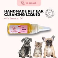 521 Da Paws Handmade Pet Ear Cleaning Solution Liquid with Essential Oil Reduce Infection Fleas & It