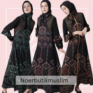Hikmat Original Fashion A9223 Abaya Hikmat  noerbutikmuslim Gamis