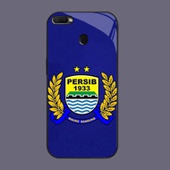 HK-2 AING PERSIB Football Club Glass Casing for OPPO Realme F7 A7 A12 F9 A12S A11K F5 A5S 2 Pro
