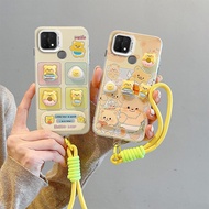 Casing OPPO A15 Casing OPPO A15s Casing For OPPO Casing with a Bracelet  Casing hard Phone Casing BB