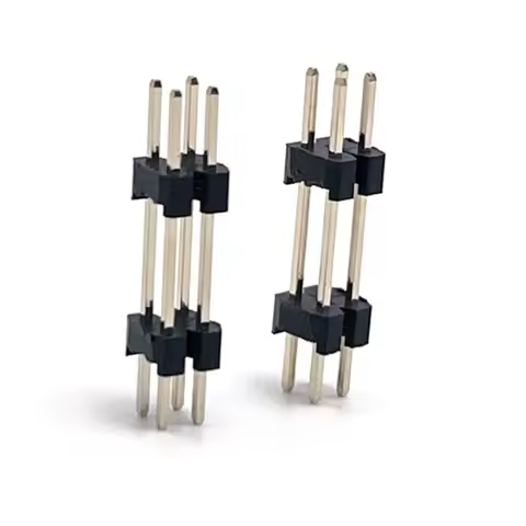 5pcs 2.54mm 2*40P Dual Row Double Plastic L20mm 25mm 30/40/45mm Breakable Gold Rohs PCB Board Spacer