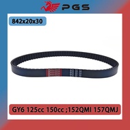 PGS 842x20x30 CVT Double-sided tooth Drive Belt For GY6 125cc 150cc Engine Moped Go Kart 152QMI 157Q