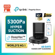 TP-Link 5300Pa Hyper Suction Smart Auto Empty Dock Robot Vacuum Cleaner And Wet/Dry Mopping Sweeping