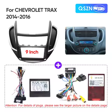 For CHEVROLET TRAX 2014-2016 LHD RHD 9INCH Car Multimedia Radio Frame Fascia Panel Dashboard Mountin