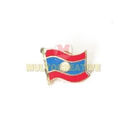 Flag Pin Country Flag Brooch Pin Laos Country Flag Pin