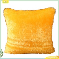 shopeestore|  43x43cm Soft Plush Solid Color Throw Pillow Case Cushion Cover Home Sofa Decor