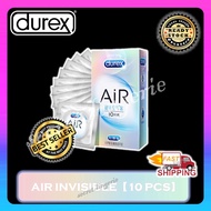 Durex Condom Air Invisible 10PCS Kondom Durex Tahan Lama Real Feel Thin Condom Climax Thin Kondom Ni