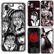 Samsung Galaxy A52 A53 A54 A70 A71 C5 C7 C9 Pro Note 20 Ultra 230803 Black soft Phone case Junji Ito Tomie Anime