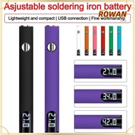 ROWANSG Mini Soldering Iron Kit, 510 Thread Battery Welding Repair Tool Electric Soldering Iron, Adj