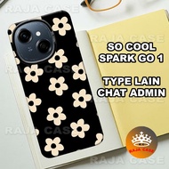 HP (RC22) Case Tecno Spark Go1/ Cute Girl Motif Tecno Spark Go1 hologram Case Tecno Spark Go1/case i
