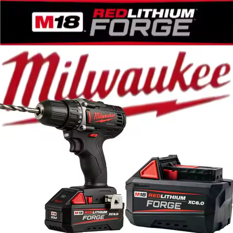 Original M18 Milwaukee FORGE Battery 6000mAh M18B6 M18B5 Suitable for Milwaukee 18v Power Tools Rech