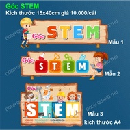[Decorative items] STEM corner