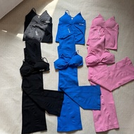 DFYNE New Style Vest Bra Front v Flared Trousers Suit Sports Yoga Fitness Leisure Comfortable Women