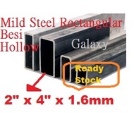 Besi Hollow Mild Steel Hollow Mild Steel Rectangular Tube Mild Steel Hollow Besi Besi Rectangular (2" x 4" x 1.6mm) Besi