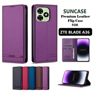 Case hp for ZTE BLADE A36 NUBIA Premium flip wallet Flip case Magnet Casing flip cover silicone hand