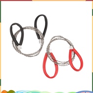 2 Piece PVC Pipe Cable Saw Stainless Steel Wire Saw Hand Pocket String Rope Saw Emergency Survival W
