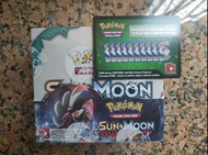 Pokemon SM2 Guardians Rising Booster Box PTCGO Code Cards