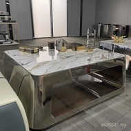 Bar Dedicated Coffee Table Box Card Holder Party Coffee Table ktv Slate ktv Stainless Steel Club Nig