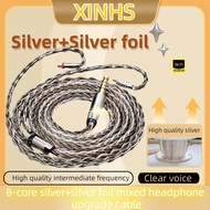 XINHS-15-8 สายหูฟัง HIFI หลักพร้อม QDC / TFZ / 0.78 2PIN / MMCX / IE300 สำหรับ M5 Aurora OH2 CIEM MK