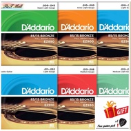 (🇲🇾 现货/Ready stock)D'Addario Acoustic Guitar String Set EZ890/EZ900/EZ910