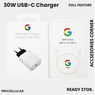 Charger Power Adapter Google USB C 30W Pixel 6 Pro Pixel 7