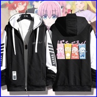 BOCCHI THE ROCK Gotoh Hitori anime zipper Hoodie coat jacket Unisex Top