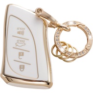 Gematay for Lexus Key Fob Cover with Keychain, Key Shell Cover for Lexus ES350 ES300h UX200 LS500 LS