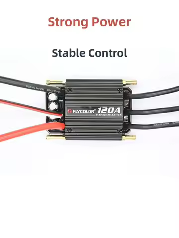 Flycolor Brushless ESC 50A 70A 90A 120A 150A Speed Control Stand 2-6S Lipo BEC 5.5V/5A for RC Boat F