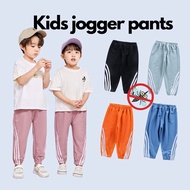 New Jogger Pants Kids Cotton Long Sport Pants Sukan Seluar Panjang Budak Anti-Mosquito Tracksuit Budak Seluar Budak