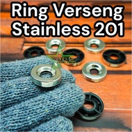 STAINLESS Steel STRIP Glass Clamp Ring SUS 201