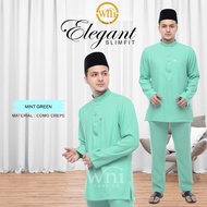 Baju Melayu Slimfit Sedondon Baju Melayu Lelaki Navy blue Teal Blue Baby Blue Black Baju Raya 2024 P