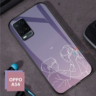 Softcase Kaca Glass Oppo A54 | {S0346} | Casing Hp Oppo A54 | Case Hp Oppo A54 | Case Oppo A54 | Silikon Hp Oppo A54 | Pelindung Hp | Case Handphone | Case Hp | Casing Hp | Softcase | Seasons Shop