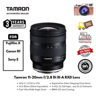 Tamron 11-20mm f/2.8 Di III-A RXD Lens For Sony E / Canon RF / Fujifilm X ( 1 Year Warranty )