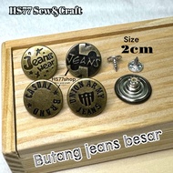 [ 4pcs/ pack ] Butang jeans besar/ Big jeans button/ big size jeans button