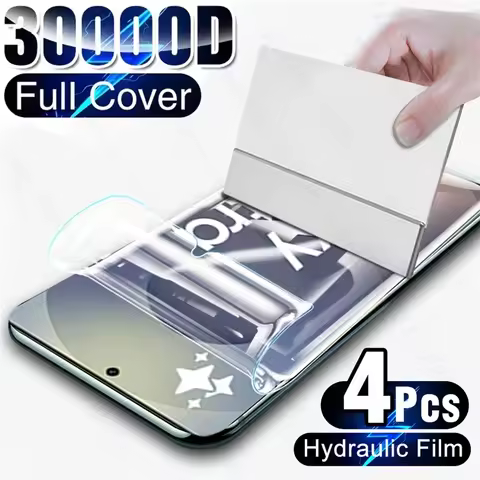4Pcs 30000D Soft Hydrogel Film For Samsung Galaxy S25 S26 Ultra 5G Case Screen Protector Not Glass O