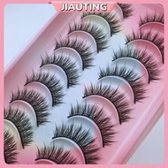 JIAUTING Fake Eyelash Anime Eyelash 10 Pairs Little Devil Eyelash Natural Day Makeup Manga Eyelash T
