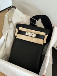 Hermes Hac a Dos 黑銀 togo皮 W  stamp