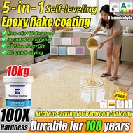 TicioCizz 5 in 1 epoxy flake coating epoxy floor coating tile coating epoxy floor paint for Warehous