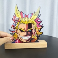My Hero Academia ALL Might Motion Refrigerator Sticker Anime Waterproof  Decasl for Car,Laptop,Suitcase, Etc Toy Christmas Gift