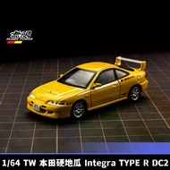 Tarmac Works 1/64 Honda Integra TE R DC2 Alloy Diecast Car Model Toy Birthday Gift