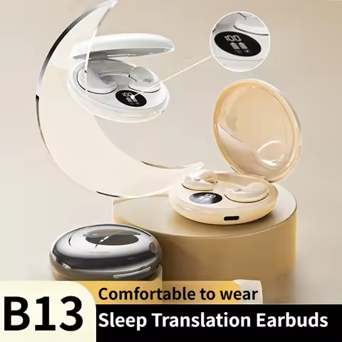 B13 Bluetooth Translation Sleep Earphones Wireless Headset with Comfortable Wearing Touch Control He