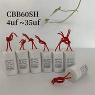 Cbb60 Water Pump Compressor Capacitor 4uf~40uf 450VAC