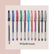 2 PCS Dong-A Fine Tech colored pens and refills