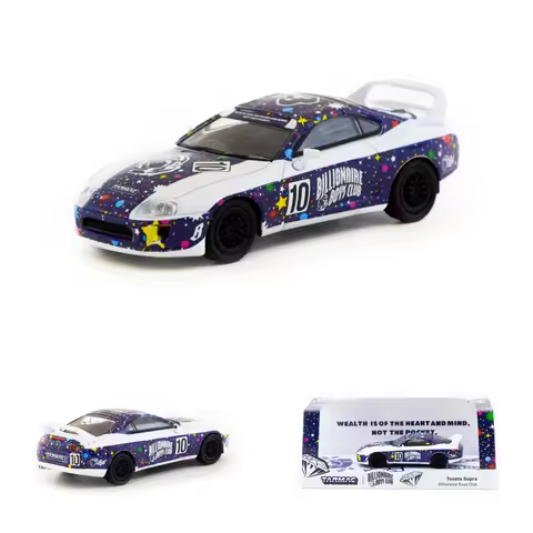 TW 1/64 Toyota Supra Billionaire Boys Club Car Alloy Motor Vehicle Diecast Metal Model Kids Xmas Gif