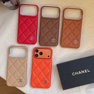 For iPhone 17 air 17 16 16 Pro 16 Pro Max 15 14 13 Pro Max Fashion Leather Card Phone Case