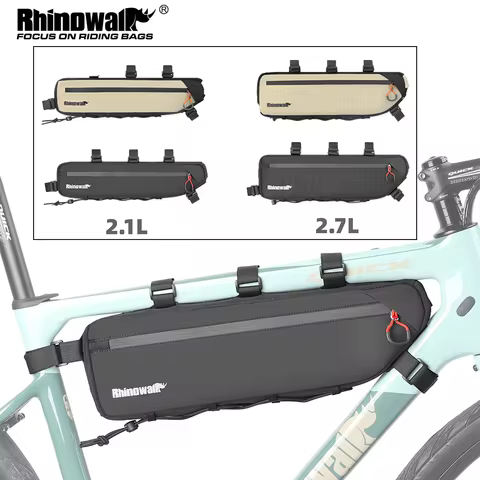 Rhinowalk Bike Triangle Bag 2.1L/2.7L Cycling Top Tube Front Frame Bag MTB Road Bike Pouch Repair To
